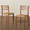 Baxton Studio Arthur MidCentury Modern Walnut Brown Mahogany Wood and Natural Rattan 2Piece Dining Chair Set 211-2PC-12759-ZORO - alternate 5